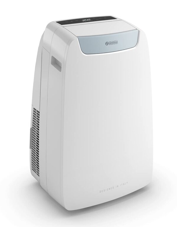 Olimpia Splendid, Dolceclima Air Pro 13 A+ Wifi, Climatizador Portátil 13.000 BTU / h, Clase A+, Potencia 2,9 kW, Funciones Enfriamiento, Deshumidificación, Ventilación, Wifi Integrado