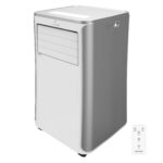 Cecotec Aire Acondicionado Portátil con Mando a Distancia ForceClima 9100 Essential. 9000BTU, Bajo Consumo, Pantalla LED, 4 Modos, 2 Velocidades, Cobertura 25m2