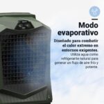 AirForce100 Climatizador Evaporativo Industrial, 100L, Portátil con Ruedas, Naves Industriales y Grandes Espacios, Caudal de aire de 13.000 m³/h, 325W, Más potencia con Menos consumo, Cobertura 100m² - Image 5