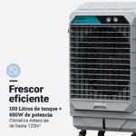 Symphony Movicool XXL-100 Climatizador Evaporativo Industrial PRO, 100 L, 625W, Caudal 18000 m³/h, 3 Filtros XL, Ruedas, Gran Potencia, 120m², Ventilador XXL - Image 2
