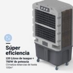 UniversalBlue, Climatizador Evaporativo 120L 750W – 13.000 m³/h, Aire Acondicionado Natural Portátil para hasta 150 m², 3 Velocidades, Oscilación, Uso Industrial y Doméstico - Image 7