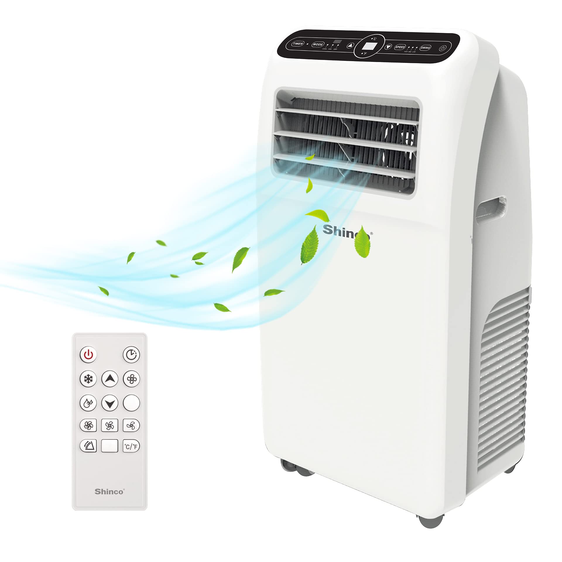 61peIe3ItRL SHINCO 12000BTU Aire Acondicionado Portátil, 3.5kW, Función 3 en 1 con Tubo de Escape, Refrigeración, Deshumidificación y Ventilación, Eco R290 - Image 1