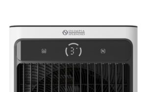Olimpia Splendid, Peler 40 Enfriador Evaporativo, 40 Litros, Purificador de Aire con Panel Evaporativo, Refrigeración, Ventilación, Pantalla Táctil, Diseño Innovador - Image 5