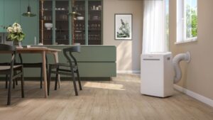 Olimpia Splendid - 02666 Dolceclima Aira 12 S NW, Aire acondicionado portátil, 12000 BTU/h máx., Clase energética A, 2,9 kW, Gas natural R290, Wi-Fi integrado - Image 4