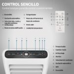 SHINCO Wifi Mobile Air Conditioner 12000 BTU/h, Eco R290, 3.5 kW, 4 en 1 Refrigeración, Calefacción, Ventilador, Deshumidificador, Blanco - Image 6