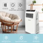 SHINCO 12000BTU Aire Acondicionado Portátil, 3.5kW, Función 3 en 1 con Tubo de Escape, Refrigeración, Deshumidificación y Ventilación, Eco R290 - Image 3