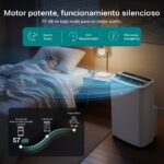 SereneLife Aire Acondicionado Portátil, 13.000 BTU, Móvil, Silencioso, Deshumidificador, Ventilador, Kit Escape Ventana, Mando a distancia, Ideal para la casa y oficina - Image 8