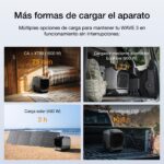 EcoFlow WAVE 3 Climatizador portátil con batería extra de 1024 Wh, refrigeración 1800 W, calefacción 2000 W, autonomía de 8 h, control por app, para camping, autocaravanas, todoterrenos - Image 4