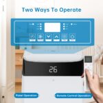 Aire Acondicionado Portátil 12000Btu/h, Climatizador Portátil 3 En 1,Bajo Consumo, Aire Acondicionado Silencioso Con Deshumidificador, Modo Sueño, Mando a Distancia,Para Hogar u Oficina Hasta 51 M² - Image 7