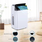 Aire Acondicionado Portátil 10000Btu/h, Climatizador Portátil 3 En 1,Bajo Consumo, Aire Acondicionado Silencioso Con Deshumidificador, Modo Sueño, Mando a Distancia,Para Hogar u Oficina Hasta 51 M² - Image 5