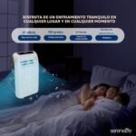 SereneLife Aire Acondicionado Portátil, 9.000 BTU, con Mando a Distancia, Móvil, Silencioso, Deshumidificador, Ventilador, Kit Escape Ventana, Blanco - Image 5