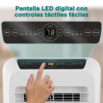 SereneLife Aire Acondicionado Portátil, 12.000 BTU, Móvil, Calefactor, Silencioso, Deshumidificador, Ventilador, Kit Escape Ventana, Control Remoto, Blanco, Portátil para Todo el Año - Image 8