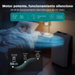 SereneLife Aire Acondicionado Portátil, 12.000 BTU, Móvil, Calefactor, Silencioso, Deshumidificador, Ventilador, Kit Escape Ventana, Control Remoto, Blanco, Portátil para Todo el Año - Image 7