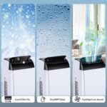 Aire Acondicionado Portátil 10000Btu/h, Climatizador Portátil 3 En 1,Bajo Consumo, Aire Acondicionado Silencioso Con Deshumidificador, Modo Sueño, Mando a Distancia,Para Hogar u Oficina Hasta 51 M² - Image 4