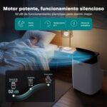 SereneLife Aire Acondicionado Portátil, 7.000 BTU, Móvil, Silencioso, Deshumidificador, Ventilador, Mando a Distancia, Ideal para el hogar u Oficina - Image 8