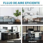 SHINCO Wifi Mobile Air Conditioner 12000 BTU/h, Eco R290, 3.5 kW, 4 en 1 Refrigeración, Calefacción, Ventilador, Deshumidificador, Blanco - Image 5