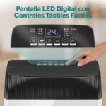 SereneLife Aire Acondicionado Portatil 16000BTU con WiFi y Calefaccion Inverter, Climatizador 4 en 1, con Deshumidificador y Ventilador, Modo Sleep, con Kit de Ventana para estancias de hasta 32 m² - Image 8